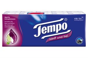 TEMPO Taschentücher Sanft&Frei 10 9 Stk