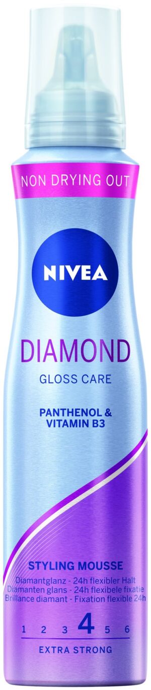 NIVEA Schaumfestiger Diamond GlossAeros Spr 150 ml