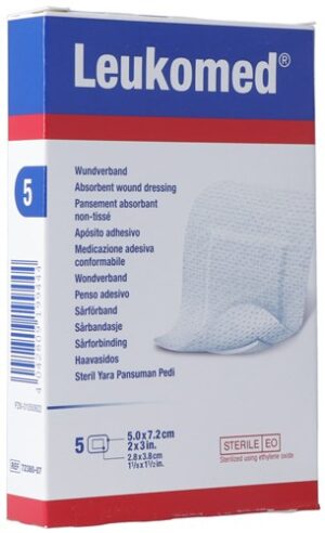 LEUKOMED Wundverband 7.2x5cm                 5 Stk