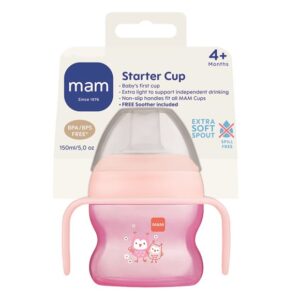 MAM Starter Cup Trinklernbecher mit Griff 4+m
