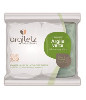 ARGILETZ Heilerde grün Inst 5mx8.5cm Binden  2 Stk