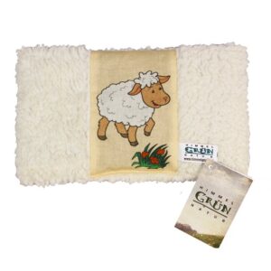 HIMMELGRUN Traubenkernkissen 18x14cm Schaf