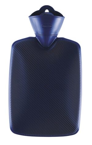 EMOSAN Wärmflasche Halblamelle blau