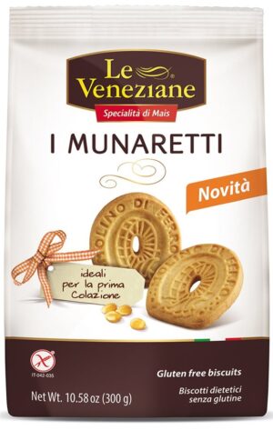 LE VENEZIANE Biscuits Munaretti glutenfrei   300 g