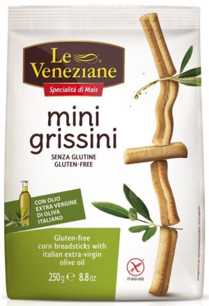 LE VENEZIANE Mini grissini Olivenöl glutenf  250 g