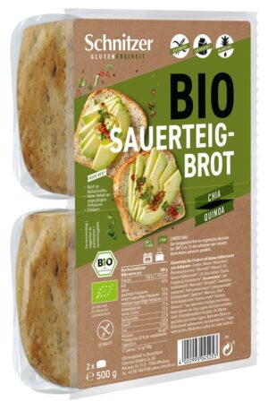 SCHNITZER Bio Sauerteigbrot Chia Quinoa 500 g
