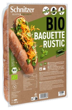 SCHNITZER Bio Baguette Rustic                320 g