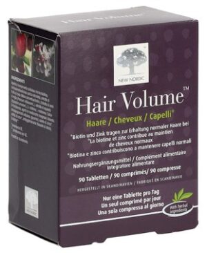 NEW NORDIC Hair Volume Tabl Blist 90 Stk