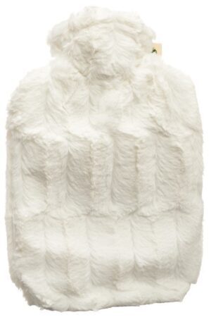 FROSCH Wärmflasche PVC 1.8l Hochflorbezug creme