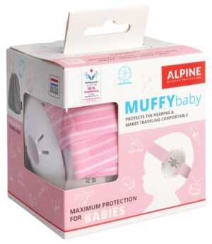 ALPINE MUFFY Baby Kapselgehörschutz pink