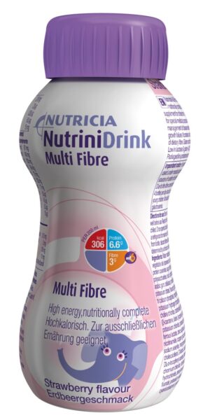 NUTRINI DRINK Multi Fibre Erdbeer        Fl 200 ml