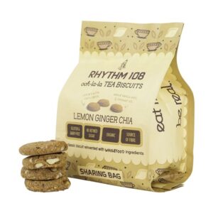 RHYTHM108 Lemon Ginger Chia Biscuit      Btl 135 g