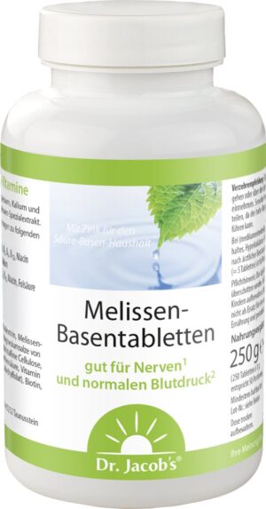 DR. JACOB'S Melissen-Basentabletten     Ds 250 Stk