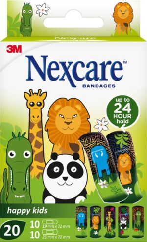3M NEXCARE Kinderpflast Happy Kids Animals 20 Stk