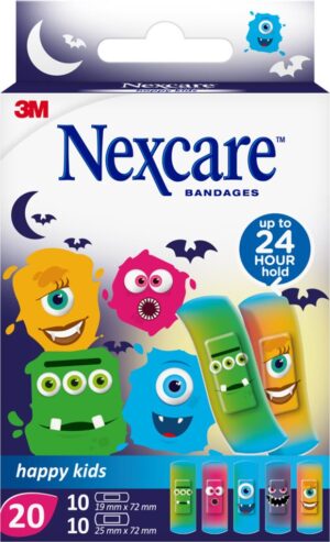 3M NEXCARE Kinderpflast Happy Kids Monsters 20 Stk