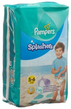 PAMPERS Splashers Gr5-6 Tragepack 10 Stk