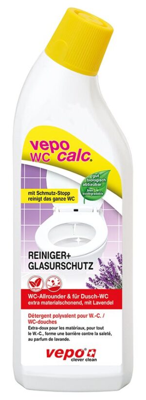 VEPOCALC WC Reiniger + Glasurschutz      Fl 750 ml