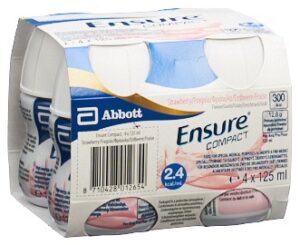 ENSURE Compact Erdbeer                 4 Fl 125 ml