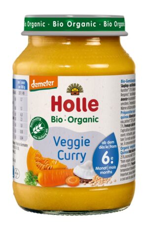 HOLLE Veggie Curry Glas 190 g