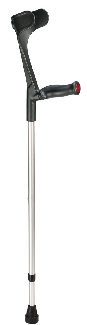 OSSENBERG Krücke alu/schwarz Orthogr 140kg  1 Paar