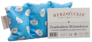 HERZZUCKER Traubenkernkissen 18x10cm Baby Schaf
