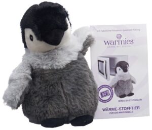 WARMIES Minis Wärme-Stofftier Baby-Pinguin