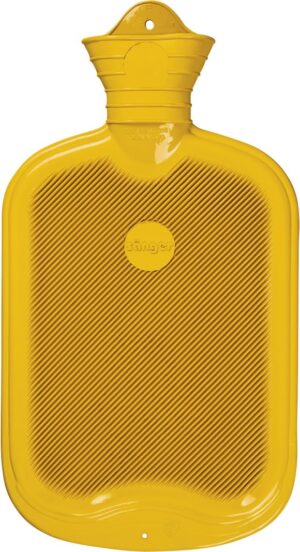 SANGER Wärmflasche Naturkau Lamel 2l 1seitig gelb