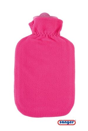 SANGER Wärmflasche Naturkau Flauschbe 2l candypink