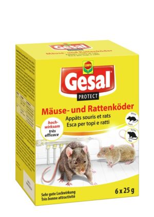 GESAL PROTECT Mäuse- und Rattenköder 6 25 g