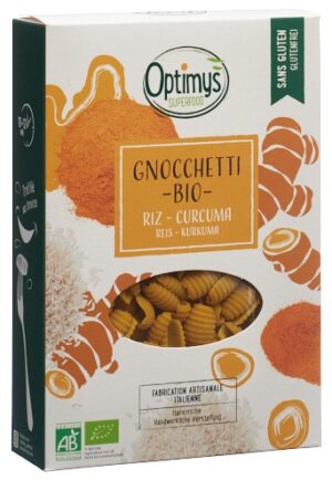 OPTIMYS Gnocchetti Kurkuma-Reis Bio      Btl 250 g