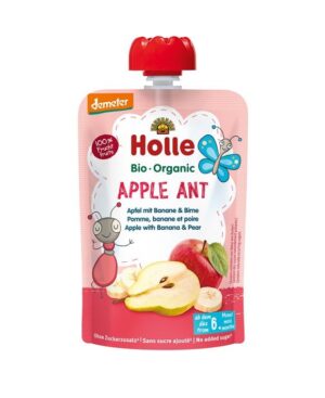 HOLLE Apple Ant Pouchy Apfel Banane Birne 100 g