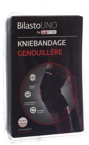 BILASTO Uno Kniebandage S-XL mit Velcro