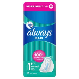 ALWAYS Maxi Binde Normal mit Flügeln 16 Stk