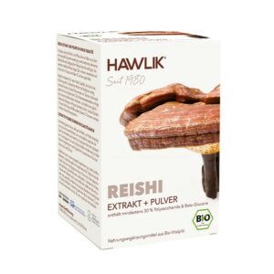 HAWLIK Reishi Extrakt + Pulver Kaps        120 Stk