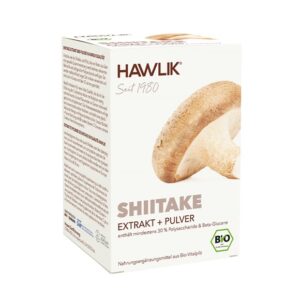 HAWLIK Shiitake Extrakt + Pulver Kaps      120 Stk