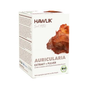HAWLIK Auricularia Extrakt + Pulver Kaps   120 Stk