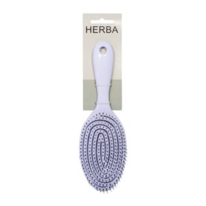 HERBA 3D Spiral Entwirrbürste 23cm weiss gross