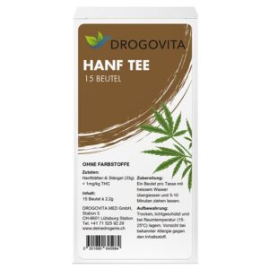 DROGOVITA Hanftee in Filterbeutel           15 Stk