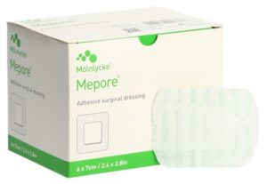 MEPORE Wundverband 7x6cm Wundki 4x3cm ste 60 Stk