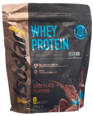 ISOSTAR Whey Protein Plv Schokolade Btl 570 g