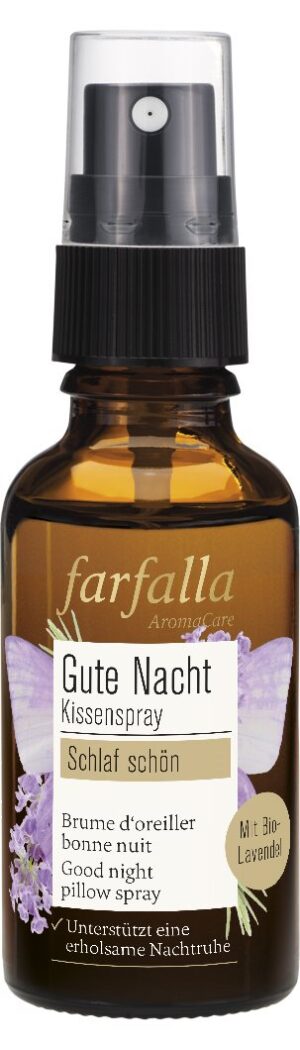 FARFALLA Kissenspray Gute Nacht Lavendel Spr 30 ml