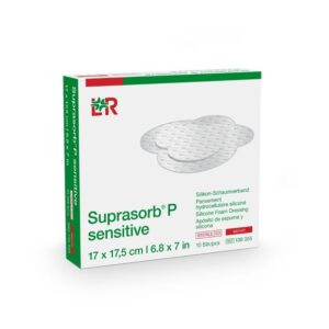 SUPRASORB P sensitive border Sacr 17x17.5cm 10 Stk