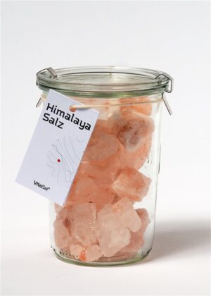 VITASAL Kristallsalz Himalaya Brocken Glas 700 g