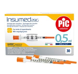 PIC INSUMED Spritze Insulin 0.5ml Lu Nadel  30 Stk