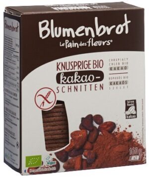 BLUMENBROT Knusprige Schnitten Kakao 160 g