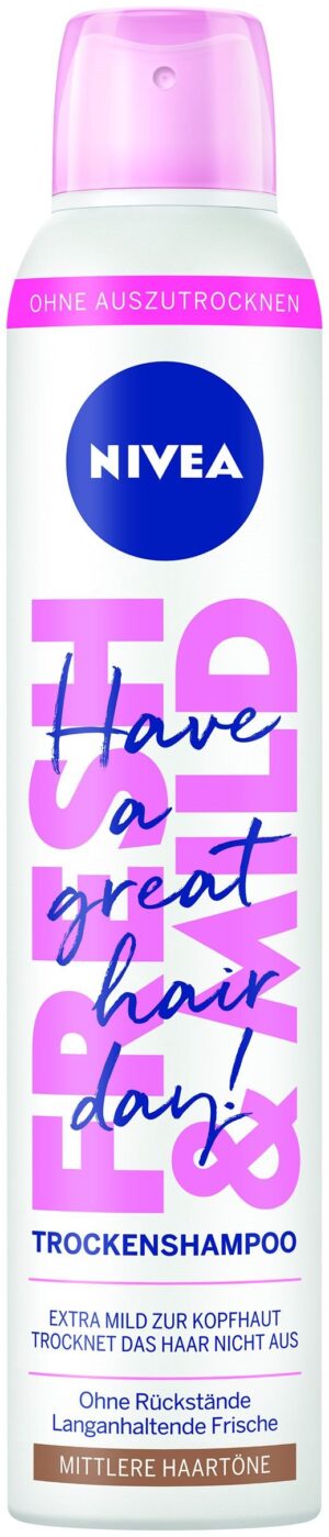 NIVEA Trockenshamp Fresh&Mild mittAerostSpr 200 ml