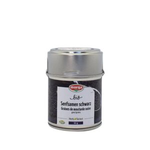 MORGA Gewürz Senf schwarz ganz Bio         Ds 75 g