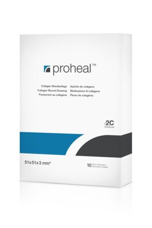 PROHEAL Collagen Wundauflage 51x51x3mm      10 Stk