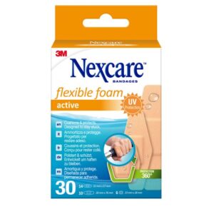 3M NEXCARE Pflaster Foam Activ 3 Gröss ass 30 Stk