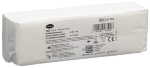 IVF Faltkompresse T24 5x5cm 8fach      Btl 100 Stk